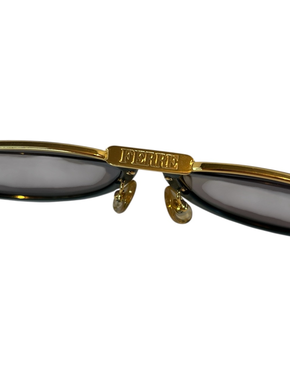RARE Vintage Gianfranco Ferre Sunglasses GFF 9/S Green Gold Italy Read - Picture 8 of 13